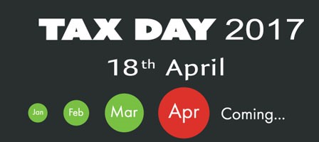 tax day 2017 - april 18th