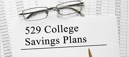 a paper that says 529 college savings plans 