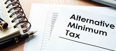 a paper that says alternative minimum tax