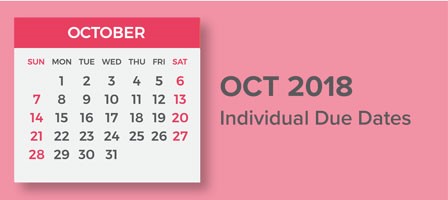 a calender of october 2018 - pink